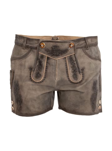 MADDOX Lederhose BOGENSEE in grau