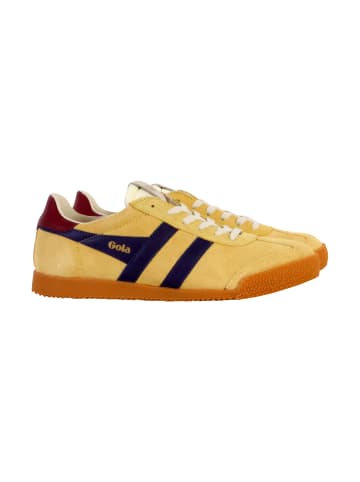 Gola Elan Low-Top-Sneaker aus Leder Pollen Plume Kirsche