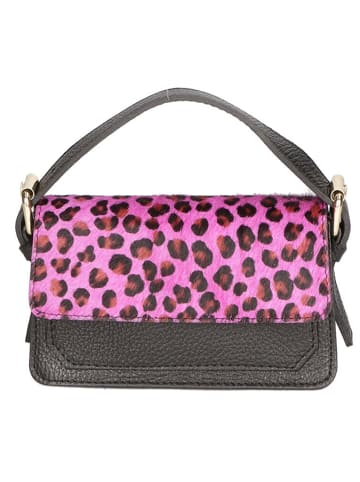 faina Damen Handtasche in Cheetah Fuchsia