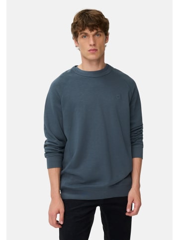Camel Active Sweatshirt aus reiner Baumwolle mit Raglanärmeln in Tintenblau