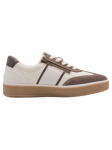 Tamaris WIDE FIT Sneaker in OFFW./MUSHROOM