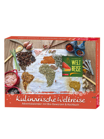 ROTH Gewürz Adventskalender Kulinarische Weltreise mit Buch in Orange