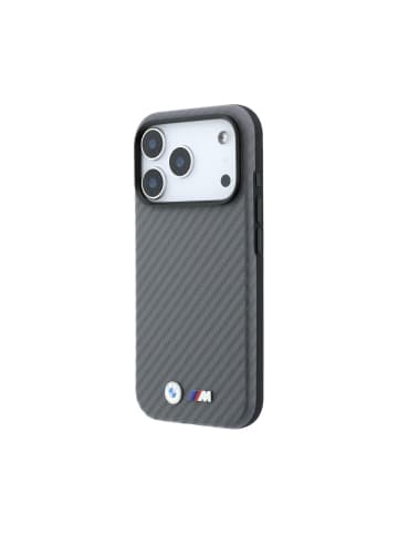 COFI 1453 BMW M Carbon Metal Logo kompatibel mit iPhone 18 Pro und 17 in Grau