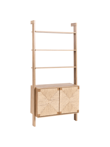 Beliani Bücherregal BONDI in Braun - (W) 85 x (H) 181 x (L) 35 cm