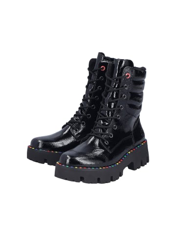 rieker Lederstiefeletten Largo Schwarz