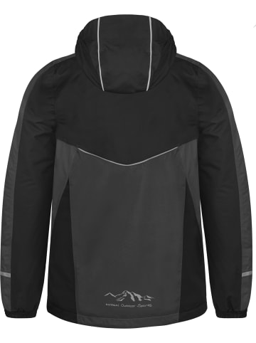 Normani Outdoor Sports Kinder Regenjacke Puyallup in Schwarz