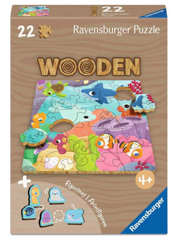 Ravensburger Puzzle 22 Teile 22 Teile - Farbenspiel der Meere Ab 4 Jahre in bunt