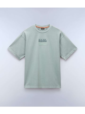 Napapijri T-Shirt "S-Cortona Ss Sum" in Grün