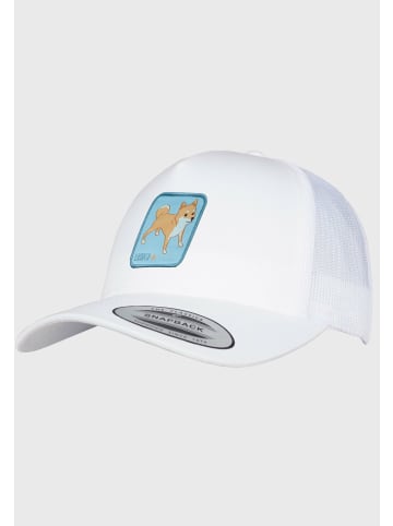 F4NT4STIC Trucker Cap Shiba Inu in weiß