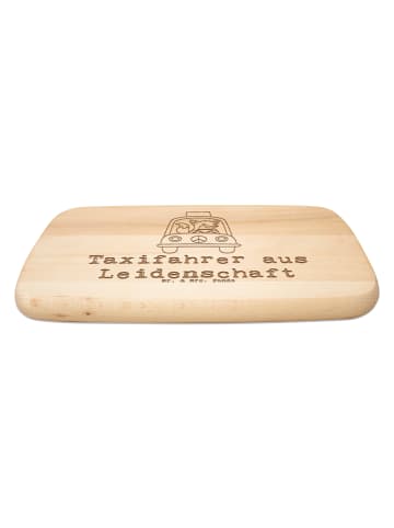 Mr. & Mrs. Panda Holzbrett Taxifahrer Leidenschaft mit Spruch in Transparent