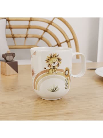 Villeroy & Boch Kinderbecher mit Henkel, groß Roar like a Lion in rot