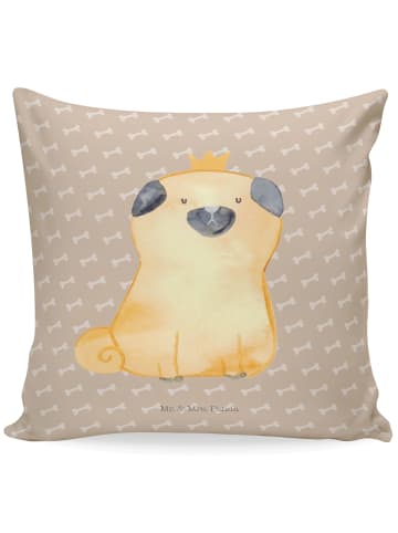 Mr. & Mrs. Panda kuschelkissen 40x40 Mops Krone ohne Spruch in Hundeglück