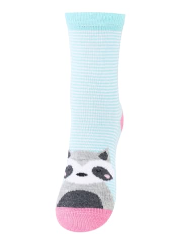 Cotton Prime® 6 Paar Kinder Socken - Tiermotive in Bunt