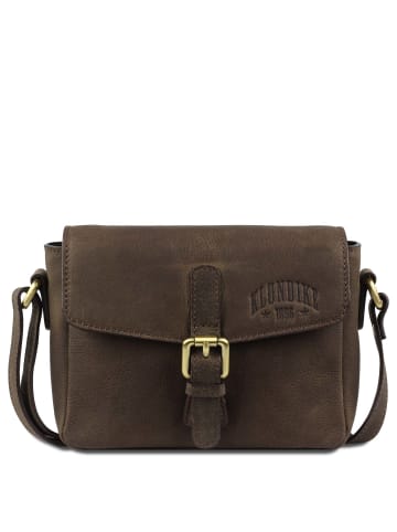 KLONDIKE 1896 Taylor - Umhängetasche 20 cm (dunkelbraun) in dunkelbraun