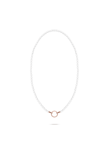 Tamaris Kette Pearl Charms in roségold