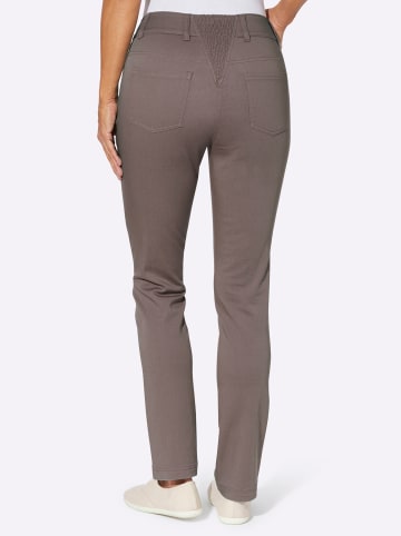 Sieh an! Jeans in dunkeltaupe