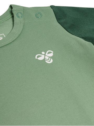 Hummel Druckknopf Strampler Hmlarnold Lebensstil Kinder in HEDGE GREEN