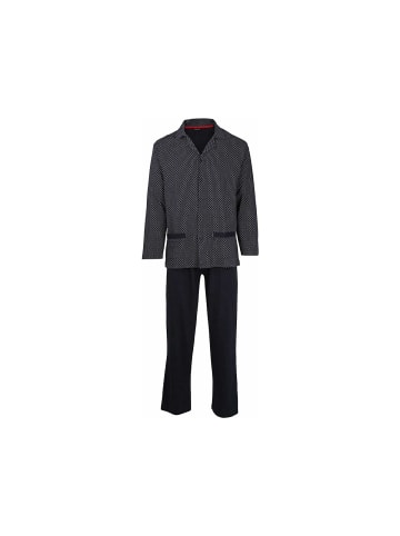 Bernd Götz Pyjama lang für Herren in navy in navy
