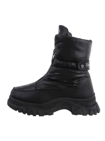 Ital-Design Stiefelette in Schwarz