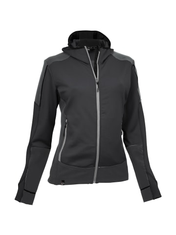 Maul Sport Stretchjacke Monte Rosa mit Kapuze in Schwarz