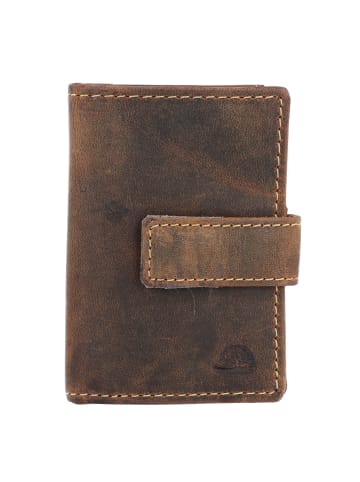 Greenburry Vintage Visitenkartenetui RFID Leder 7 cm in brown