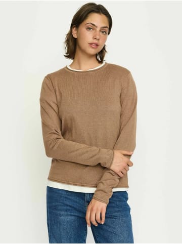 Soft Rebels Pullover SRMarla in 714 Toasted Coconut Melange