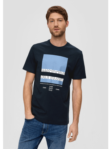 s.Oliver T-Shirt kurzarm in Blau