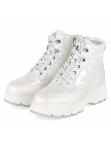Tamaris Schnürstiefel in weiss