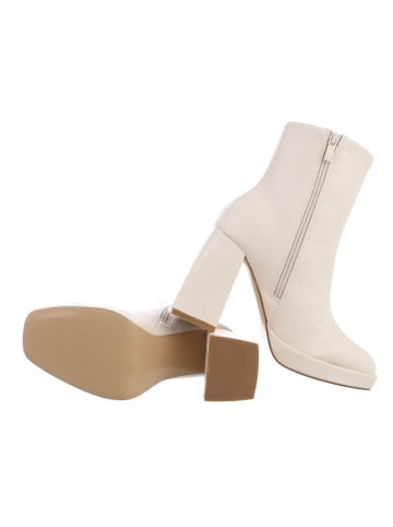 Ital-Design Stiefelette in Creme