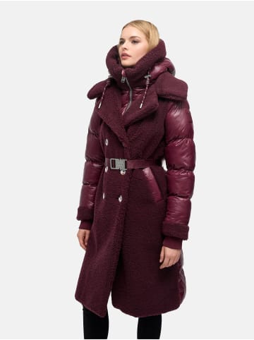Navahoo Wintermantel Kuscheltraum 14 in Wine