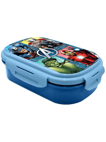 Kids Licensing Marvel Avengers Brotdose mit zwei Fächer und Besteck 3 Jahre