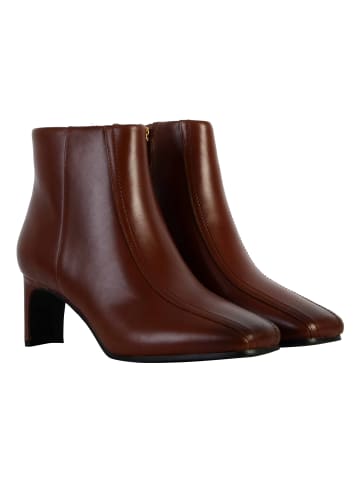 Clarks Seren55 Top – Stiefeletten mit Absatz aus Leder Braun