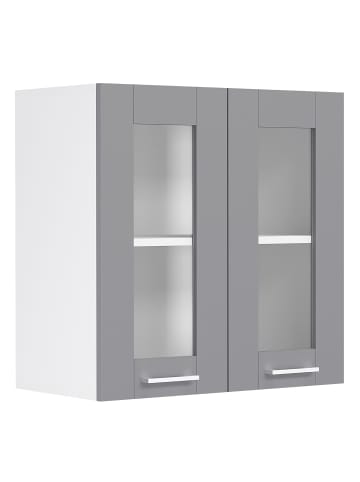 VCM  Küchenschrank B. 80 cm Hängeschrank Küche Colura in Weiß / Anthrazit