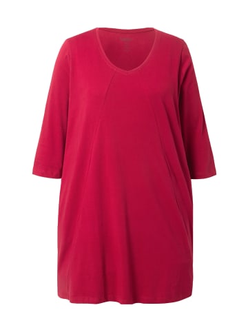Ulla Popken Longshirt in dunkelrot