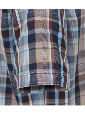 CASAMODA Freizeithemd Kurzarm in Blau