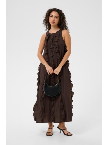 Kaffe Kleid KAines A-shape in Coffee Bean