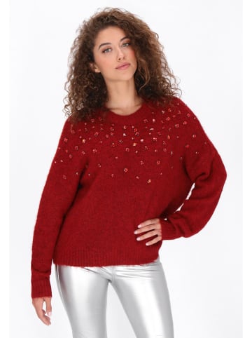 faina Women Sweater in red