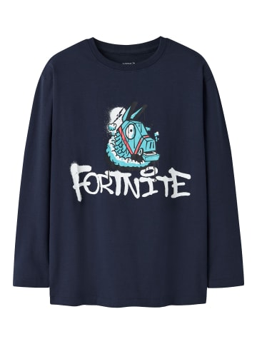 name it Oberteil mit langen Ärmeln in Navy Blazer