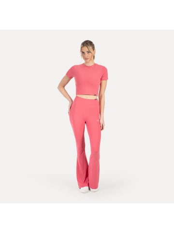 SMILODOX Crop Shirt Kenna in Pink