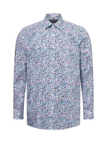 Finshley & Harding Businesshemd in blau rosa - 0005