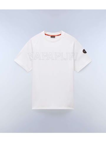 Napapijri T-Shirt "S-Ambra Ss" in Weiß