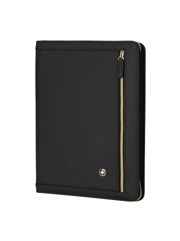 Wenger Amelie Women's Zippered Padfolio with Tablet Pocket in black