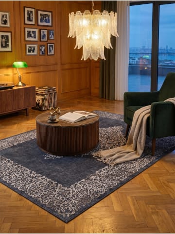 KADIMA DESIGN Teppich Flachgewebe Waschbar Barock PIZOL Strapazierfähig OEKO-TEX