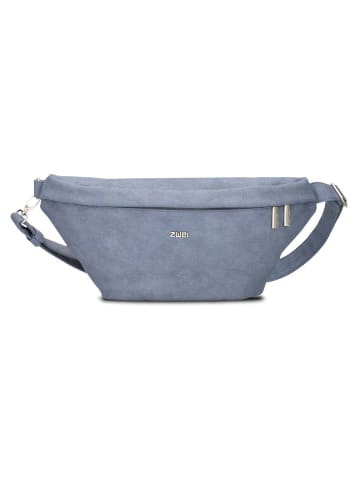 Zwei Mademoiselle.M Umhängetasche 40 cm nubuk sky