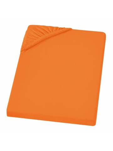 Carpe Sonno Edel Jersey Spannbettlaken in Orange