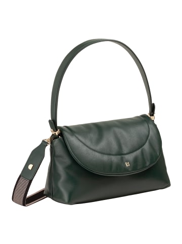 DuDu Melville Schultertasche Leder 31 cm in mangrove