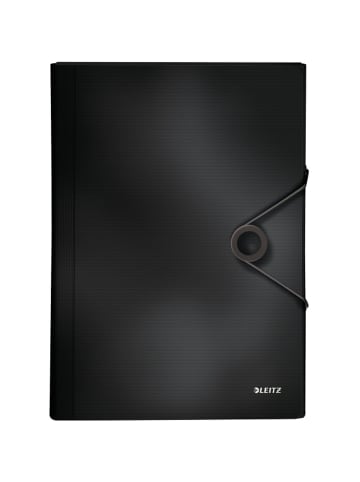Leitz Fächermappe Solid A4 PP mit 6 Fächern schwarz