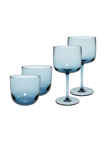 4-tlg. Wein- und Wassergläser Like Glass in Ice