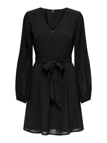 ONLY Plisseekleid 'STAR LIFE' Schwarz
