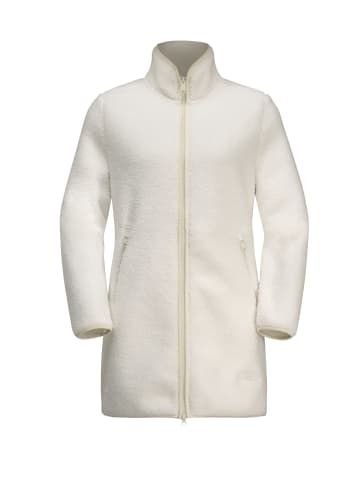 Jack Wolfskin Fleecemantel in cotton white